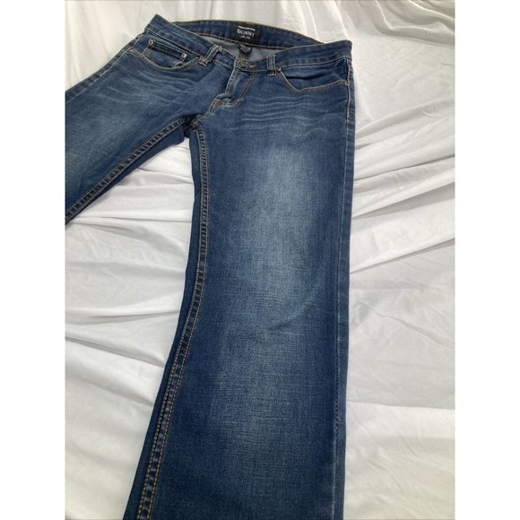 Mens 30 X 32  Urban Heritage Skinny Jeans Used Excellent SEE PICS Blue Denim - Picture 4 of 8